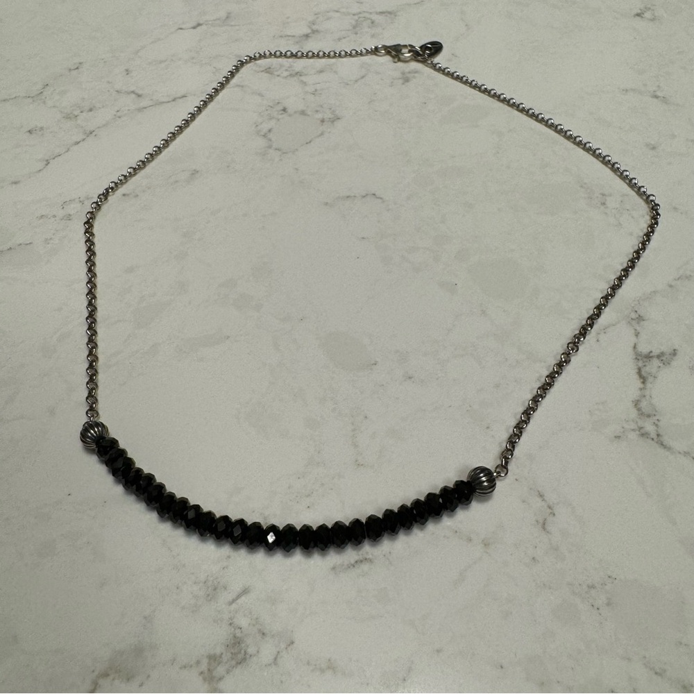 BUNDLE: American West with Jennifer Nettles Black Spinel Necklace and Bracelet